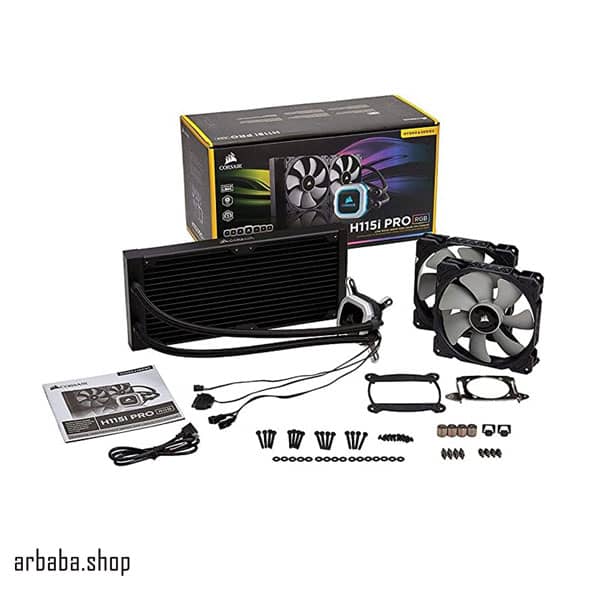 خنک کننده کورسیر مدل H115i PRO RGB 2 خنک کننده کورسیر مدل H115i PRO RGB